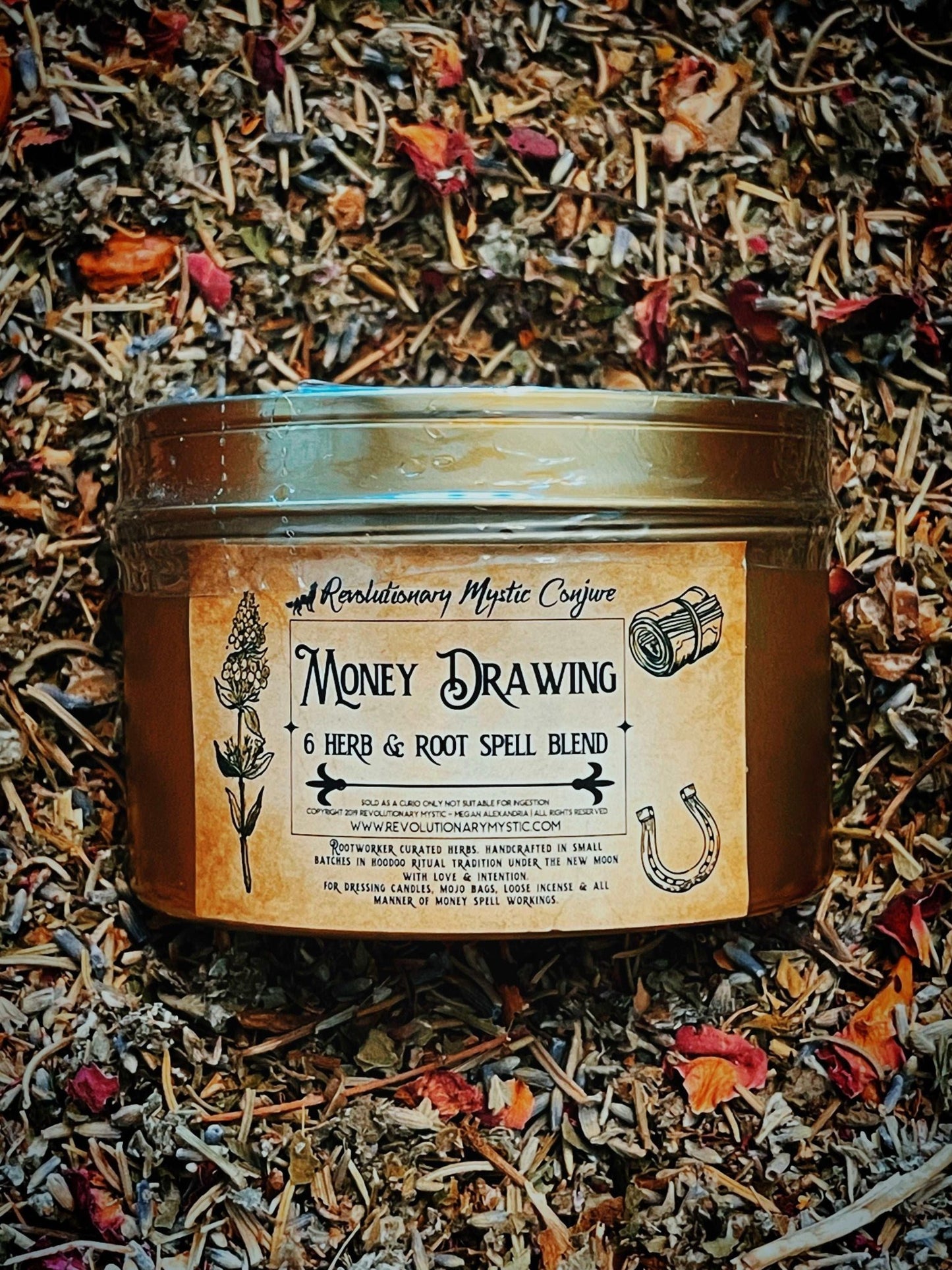 Money Drawing Bath Crystals - Ritual Bath Soak for Spiritual Protection And Cleansing - Revolutionary Mystic