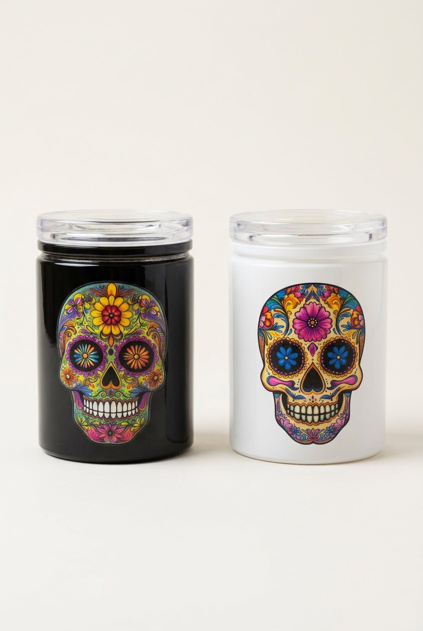 Ofrenda — Sugar Skull Halloween Soy Candle | Limited Edition - Black Moon Ritualcraft