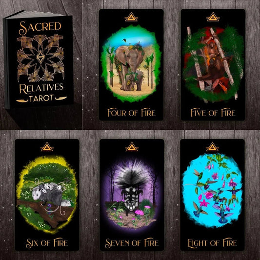 Sacred Relatives Tarot Deck - Eco - Conscious Indie Animal Tarot - Revolutionary Mystic