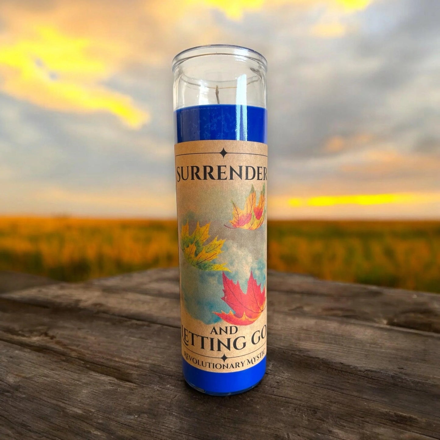 Surrender & Letting Go Soy Wax Candle - Nontoxic Hand - Poured Candle - Revolutionary Mystic