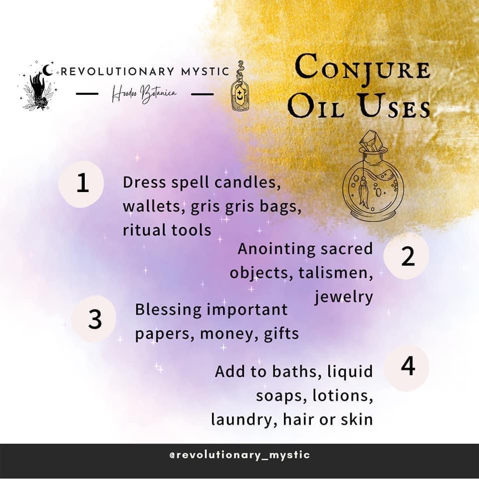 Vision Quest Ritual Oil Conjure Oil - Ritual Oil for Magnetism, Confidence, And Attraction - Revolutionary Mystic