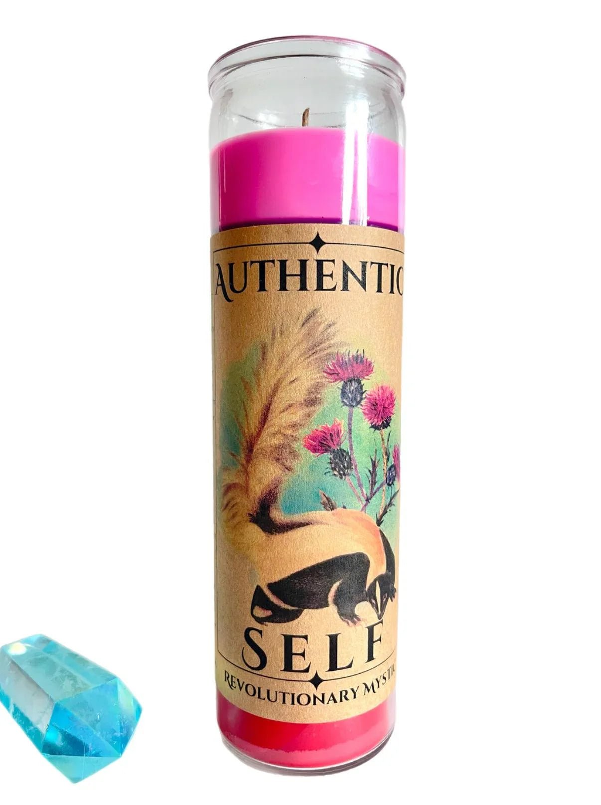 Authentic Self Soy Wax Candle - Nontoxic Hand - Poured Candle - Revolutionary Mystic