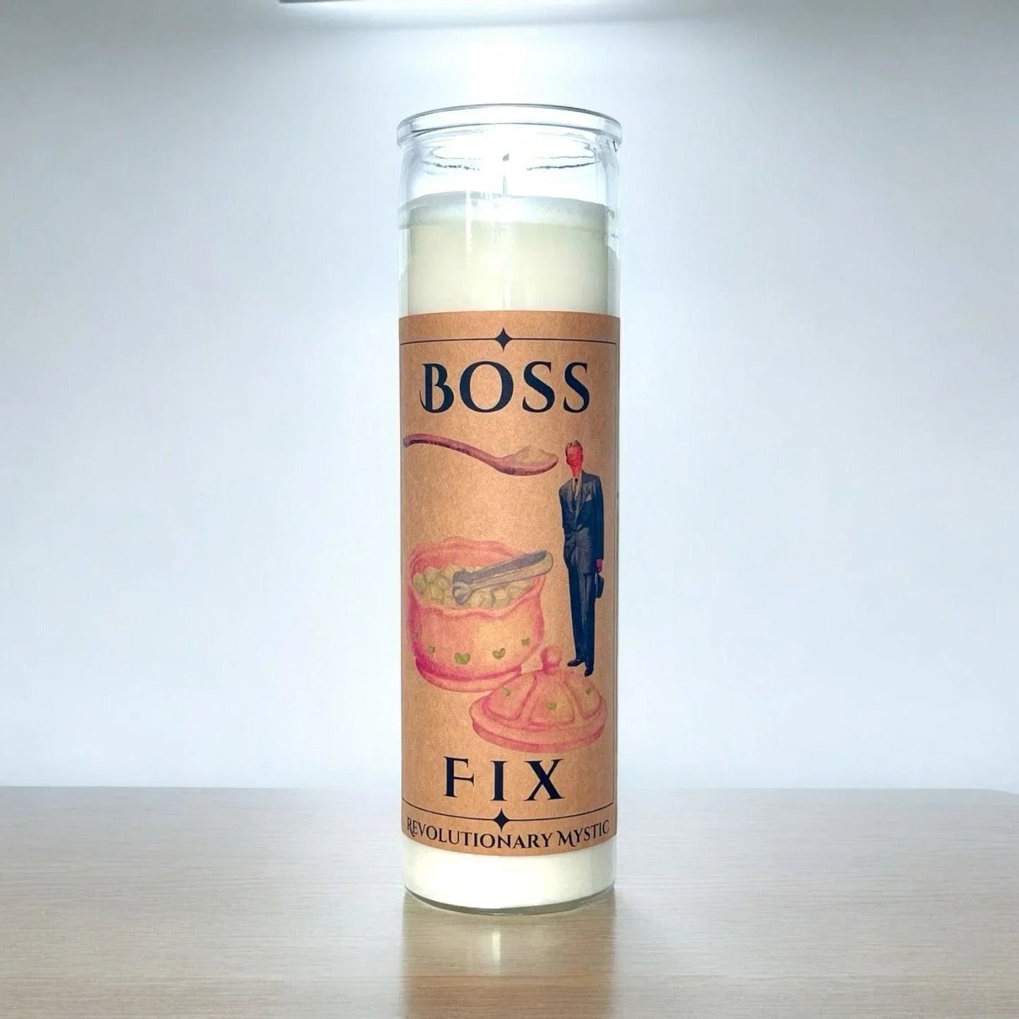 Boss Fix Soy Wax Candle - Nontoxic Hand - Poured Candle - Revolutionary Mystic