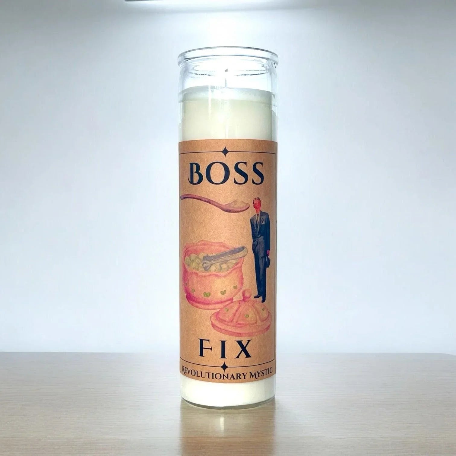 Boss Fix Soy Wax Candle - Nontoxic Hand - Poured Candle - Revolutionary Mystic