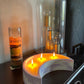 Custom Crescent Moon Soy Wax Candle - Nontoxic Hand - Poured Candle - Revolutionary Mystic