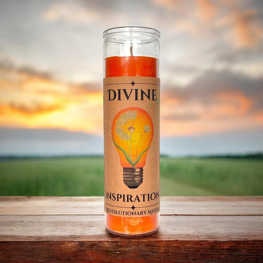 Divine Inspiration Soy Wax Candle - Nontoxic Hand - Poured Candle - Revolutionary Mystic