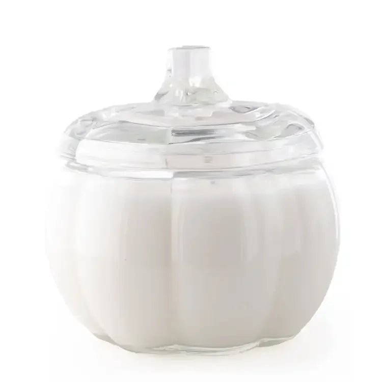 Glass Pumpkin Jar Candle – 14 oz Soy Wax - Nontoxic Hand - Poured Candle - Revolutionary Mystic