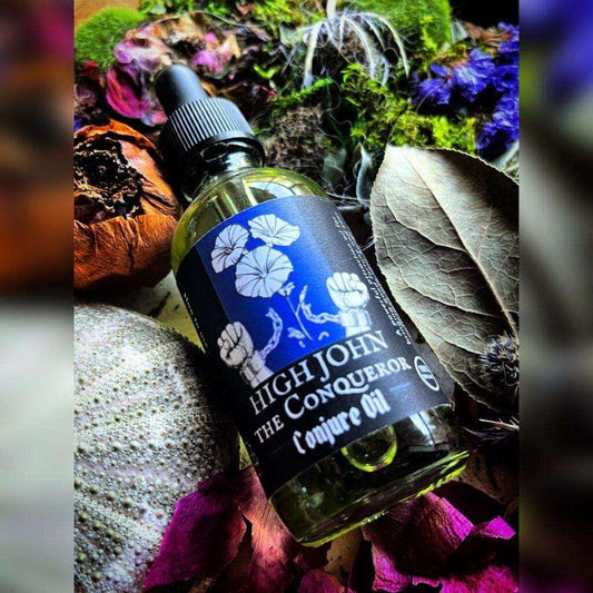 High John Conjure Oil - Ritual Oil for Power, Mastery, And Self - Command - Revolutionary Mystic
