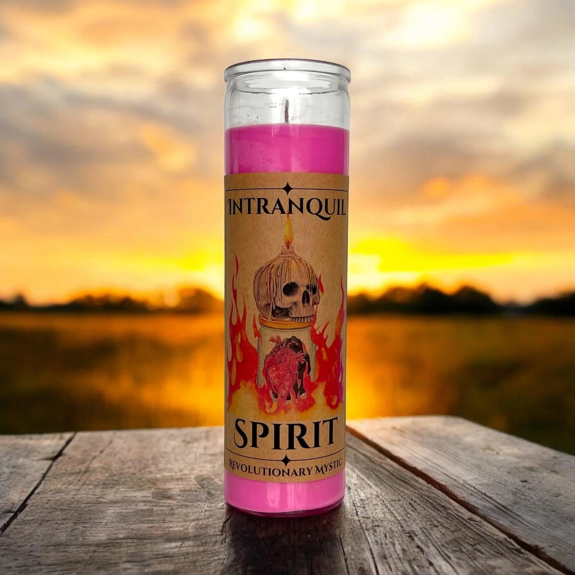 Intranquil Spirit Love Spell Candle - Soy Wax Ritual Candle for Intense Love And Return - To - Me Work - Revolutionary Mystic