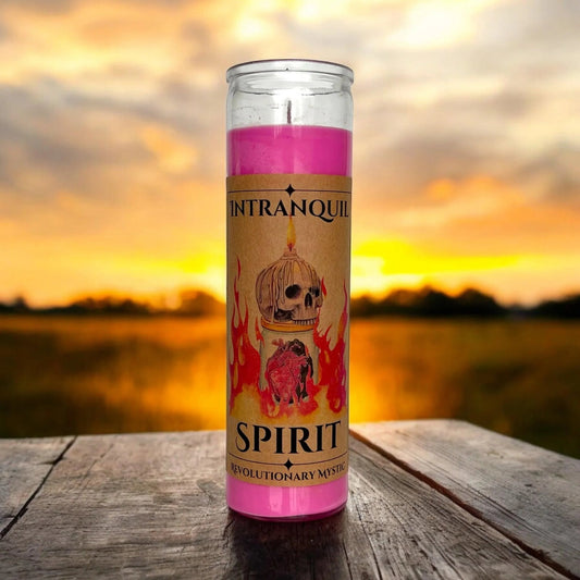Intranquil Spirit Love Spell Candle - Soy Wax Ritual Candle for Intense Love And Return - To - Me Work - Revolutionary Mystic