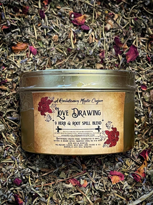 Love Drawing Bath Crystals - Ritual Bath Soak for Love Drawing And Heart - Centered Attraction - Revolutionary Mystic