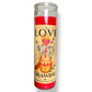 Love Drawing Spell Candle - Soy Wax Ritual Candle for Love Drawing And Heart - Centered Attraction - Revolutionary Mystic
