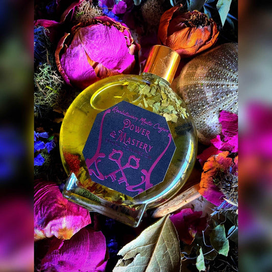 Power & Mastery Ritual Oil Conjure Oil - Ritual Oil for Power, Mastery, And Self - Command - Revolutionary Mystic
