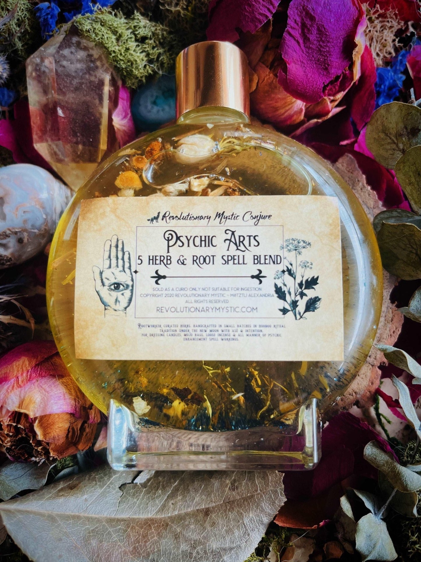Psychic Arts Oil Conjure Oil - Ritual Oil for Psychic Development And Intuitive Work - Revolutionary Mystic