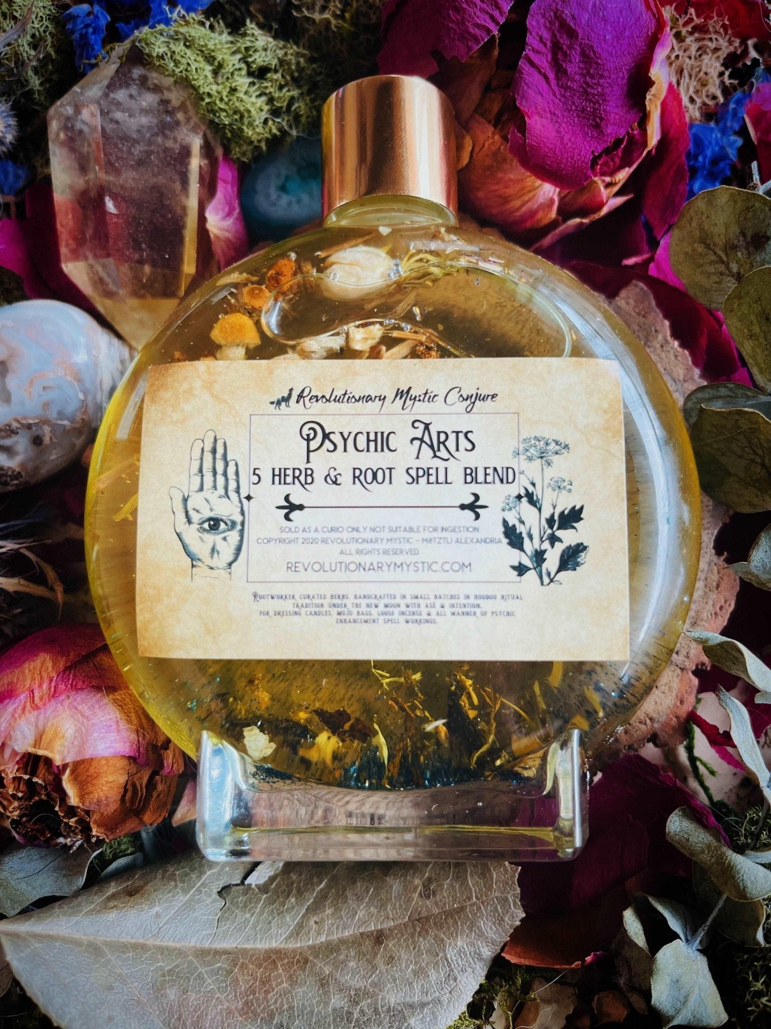 Psychic Arts Oil Conjure Oil - Ritual Oil for Psychic Development And Intuitive Work - Revolutionary Mystic