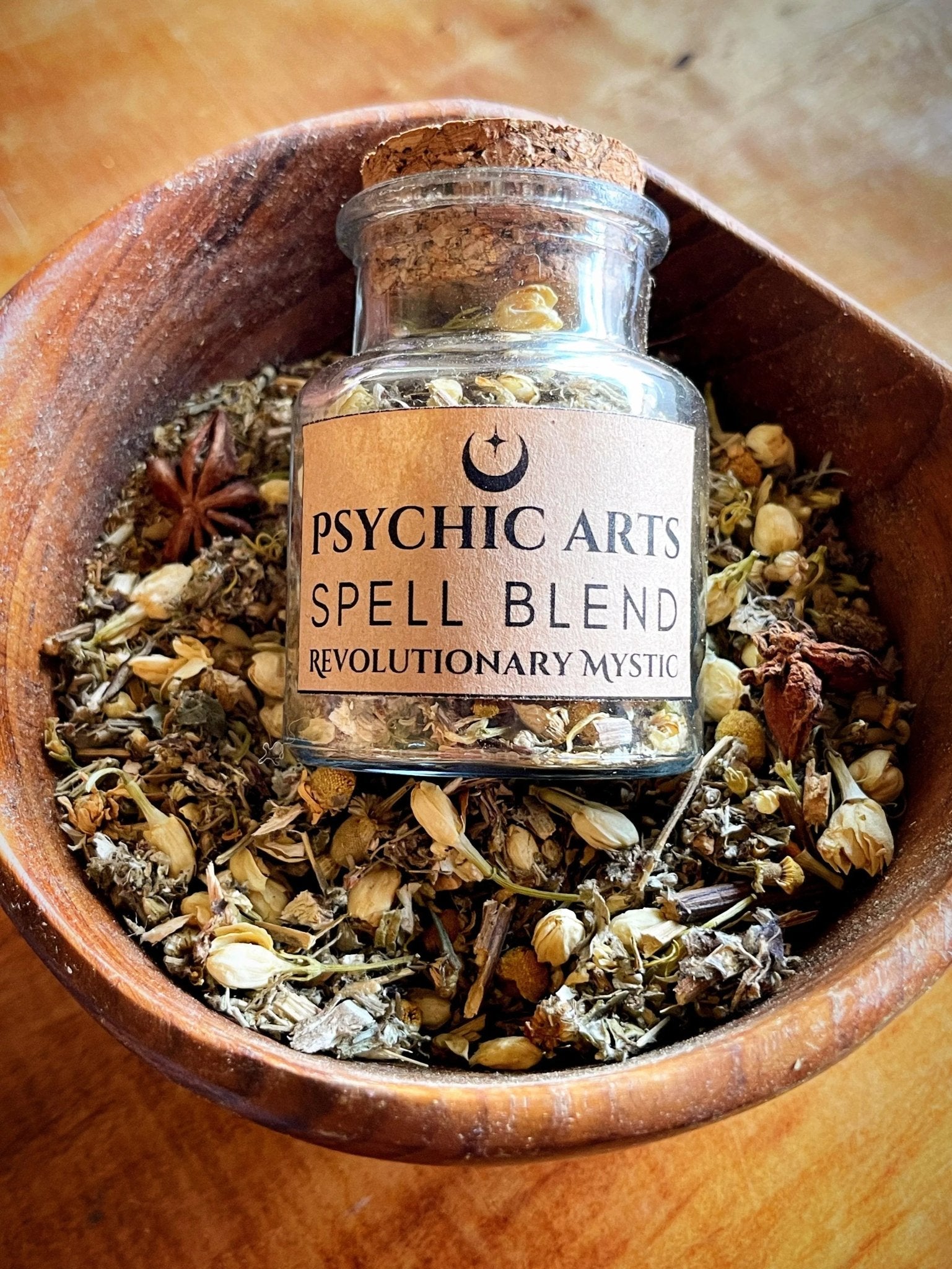 Psychic Arts Spell Blend - Hoodoo Herb & Root Spell Blend - Revolutionary Mystic