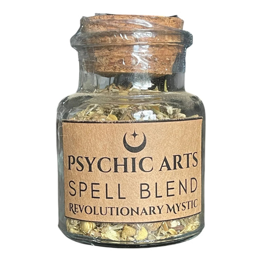 Psychic Arts Spell Blend - Hoodoo Herb & Root Spell Blend - Revolutionary Mystic