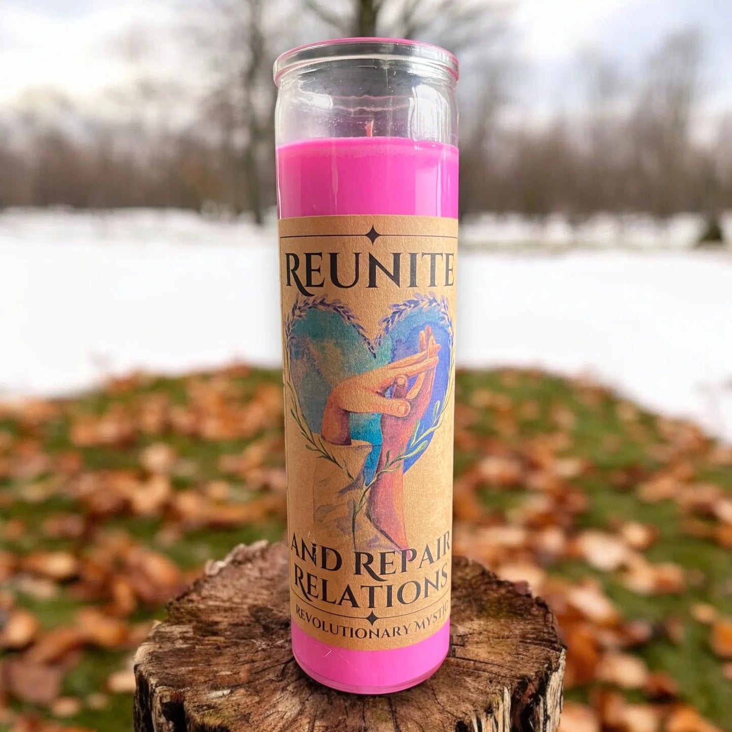 Heal Relationships Spell Candle Soy Wax Ritual Candle for Relationship Repair And Reconciliation - Revolutionary Mystic