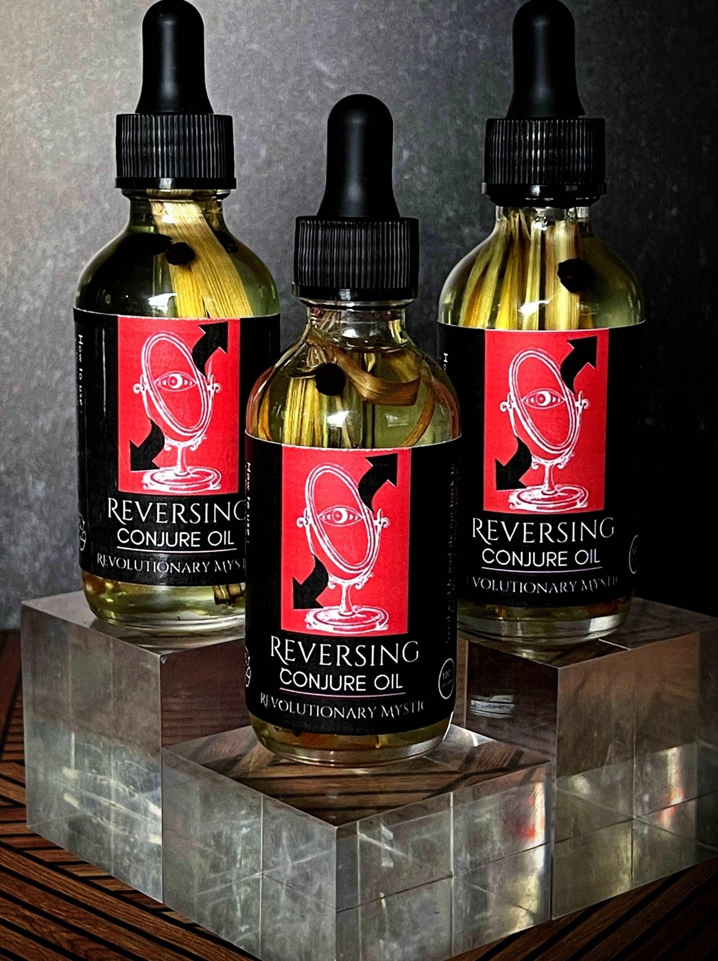 Reversing Conjure Oil - Ritual Oil for Reversing Negativity And Energetic Return Work - Revolutionary Mystic