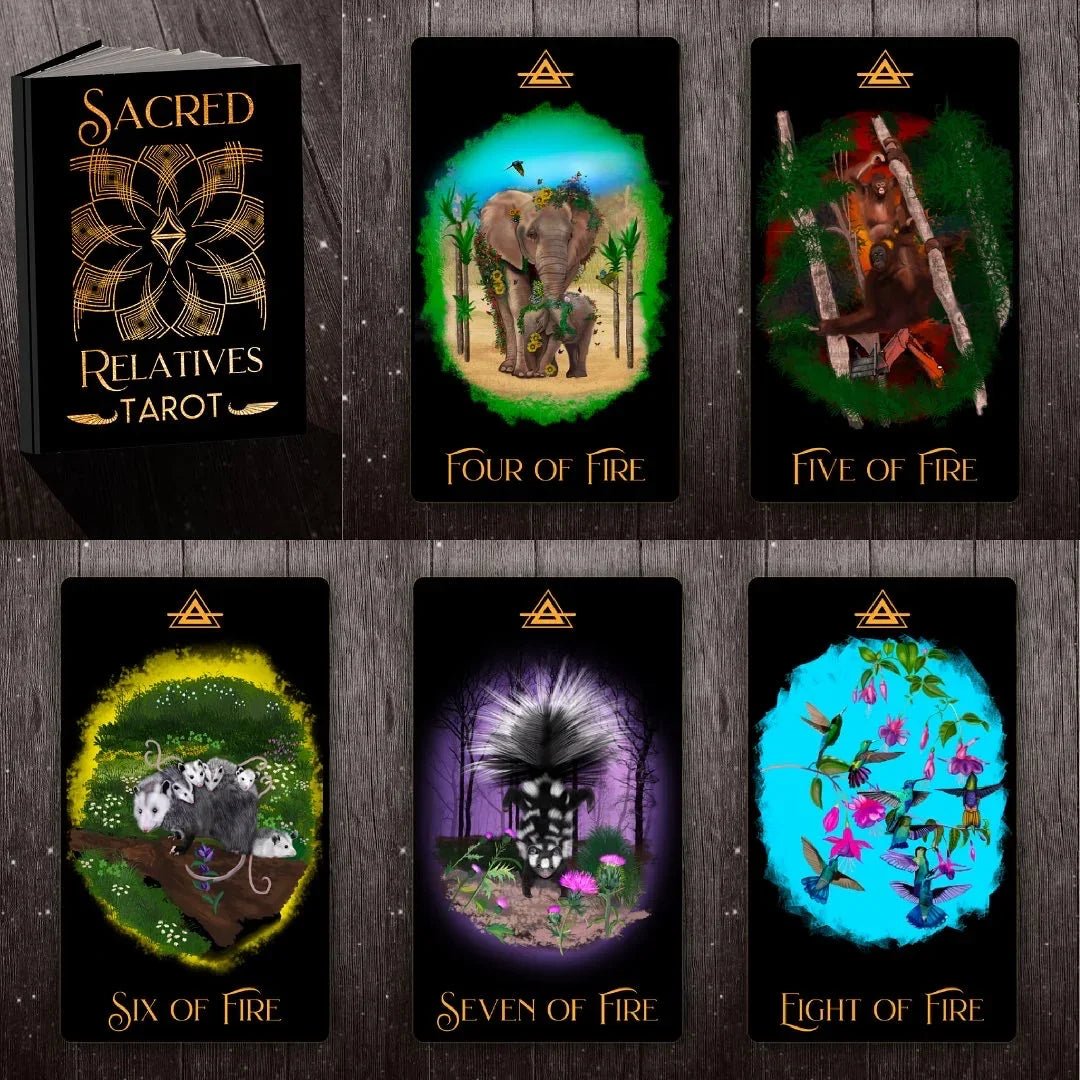 Sacred Relatives Tarot Deck - Eco - Conscious Indie Animal Tarot - Revolutionary Mystic