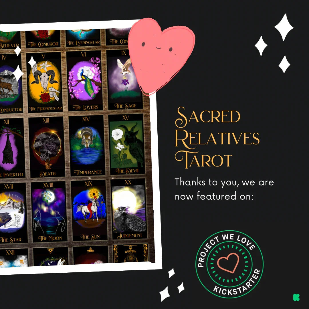 Sacred Relatives Tarot Deck - Eco - Conscious Indie Animal Tarot - Revolutionary Mystic