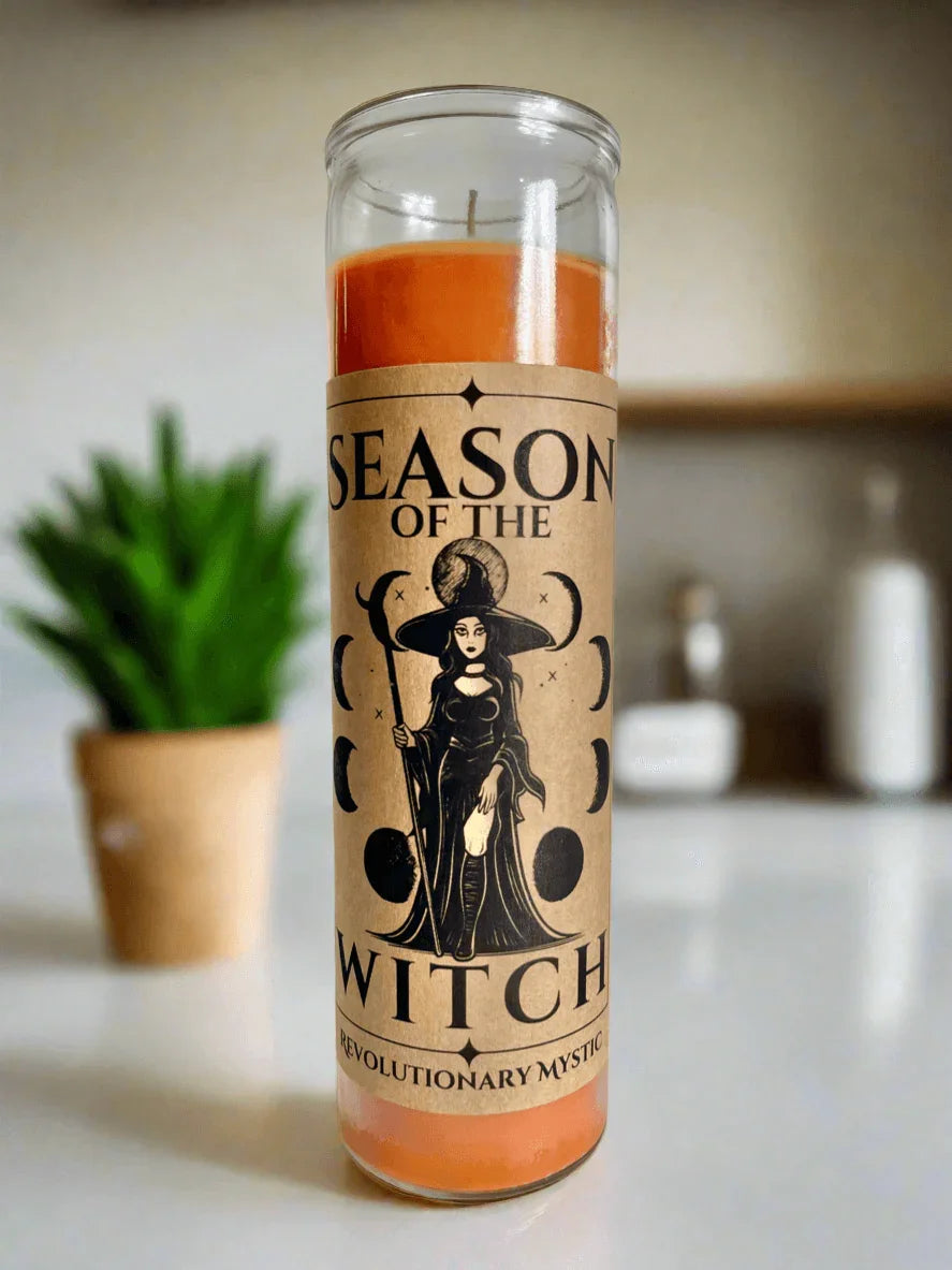 Season Of The Witch Soy Wax Candle - Nontoxic Hand - Poured Candle - Revolutionary Mystic