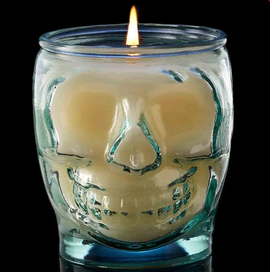 Skull Jar Soy Wax Candle - Nontoxic Hand - Poured Candle - Revolutionary Mystic