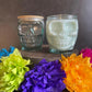 Skull Jar Soy Wax Candle - Nontoxic Hand - Poured Candle - Revolutionary Mystic