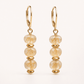 Starwire — Rutilated Quartz & Gold Hematite Dangle Earrings - Black Moon Ritualcraft
