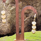 Starwire — Rutilated Quartz & Gold Hematite Dangle Earrings - Black Moon Ritualcraft