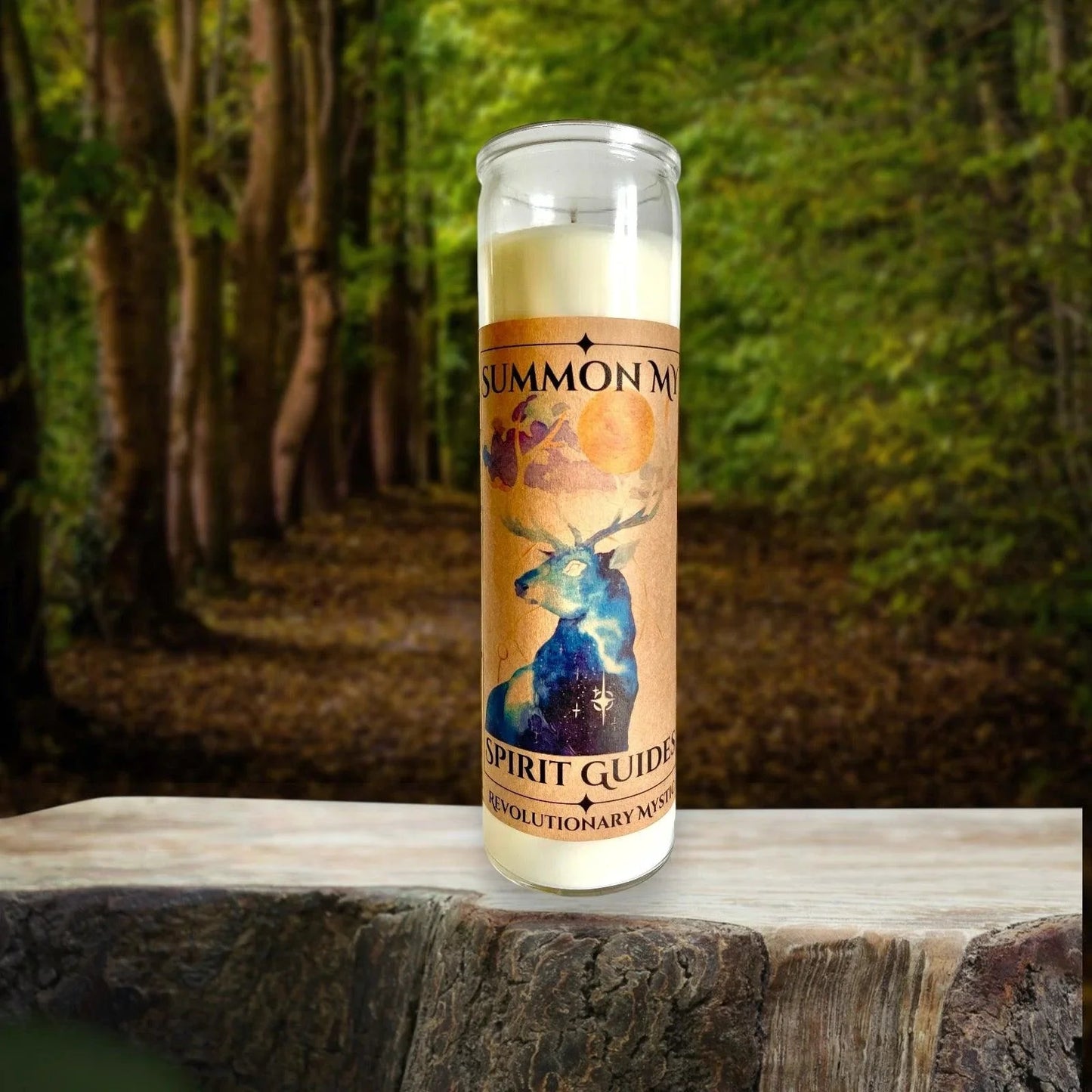 Summon My Spirit Guides Soy Wax Candle - Nontoxic Hand - Poured Candle - Revolutionary Mystic