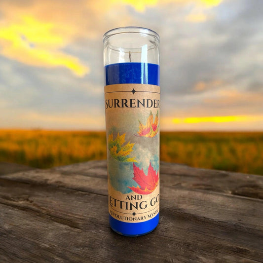 Surrender & Letting Go Soy Wax Candle - Nontoxic Hand - Poured Candle - Revolutionary Mystic