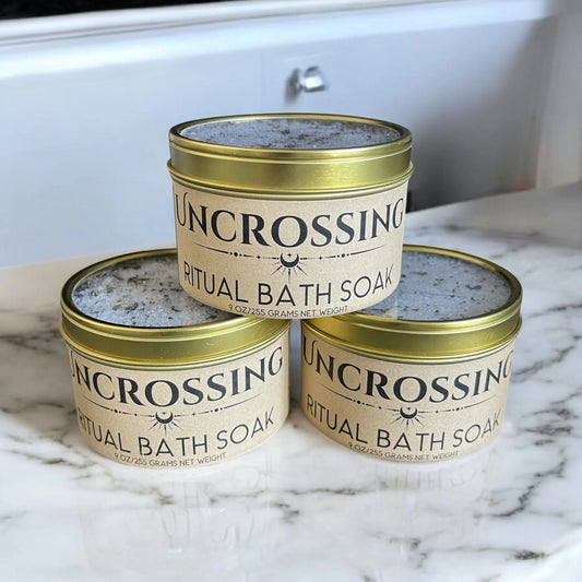 Uncrossing Ritual Bath Soak - Ritual Bath Soak for Uncrossing, Cleansing, And Road Clearing - Revolutionary Mystic