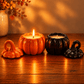 Unruly Pumpkin Patch — Halloween Soy Candle in Ceramic Pumpkin Jar - Black Moon Ritualcraft