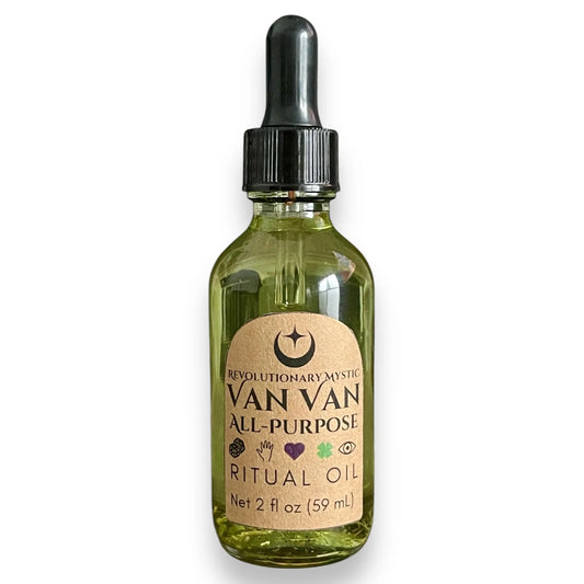 Van Van Ritual Oil Conjure Oil - Ritual Oil for Spiritual Protection And Cleansing - Revolutionary Mystic