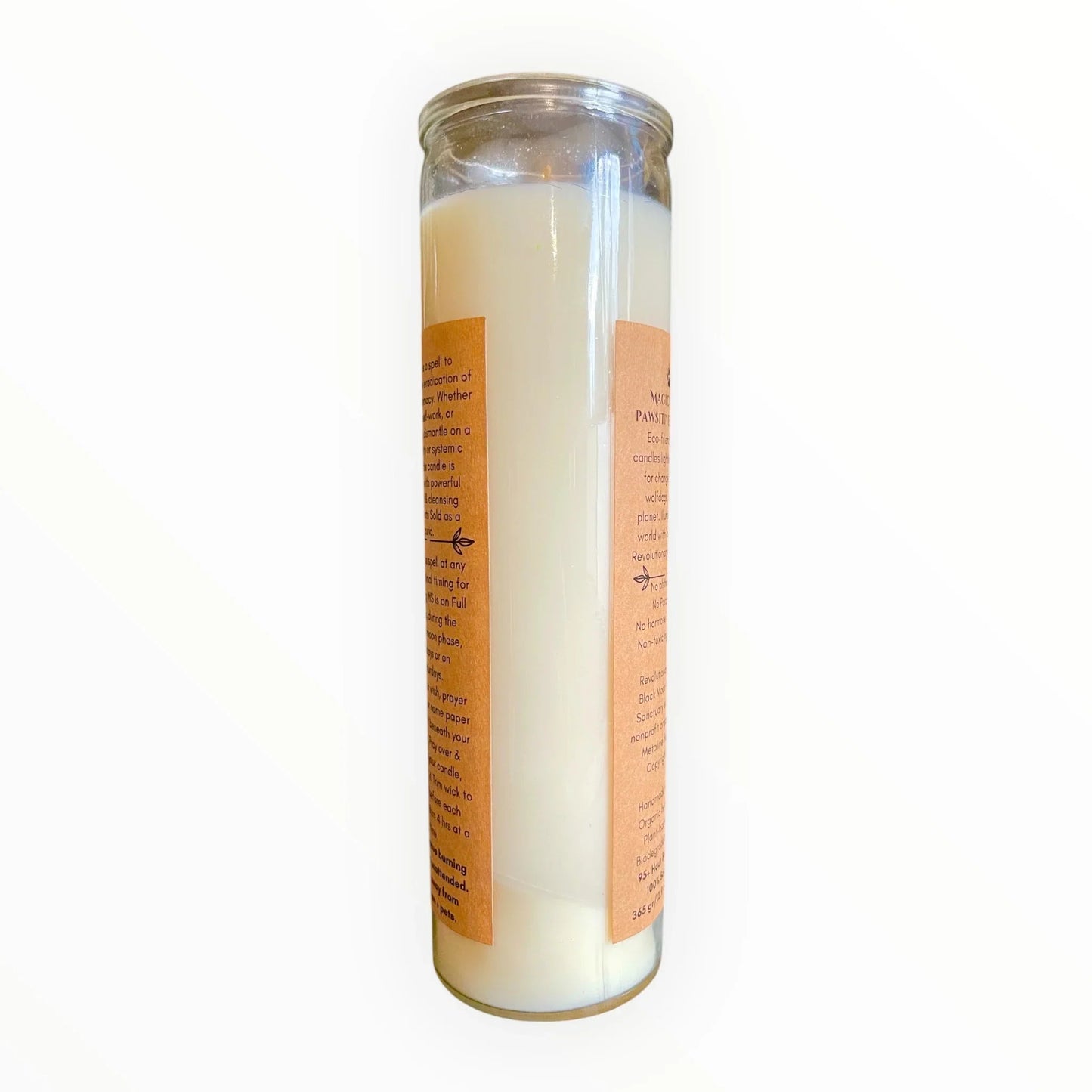 Witches Against White Supremacy Soy Wax Candle - Nontoxic Hand - Poured Candle - Revolutionary Mystic