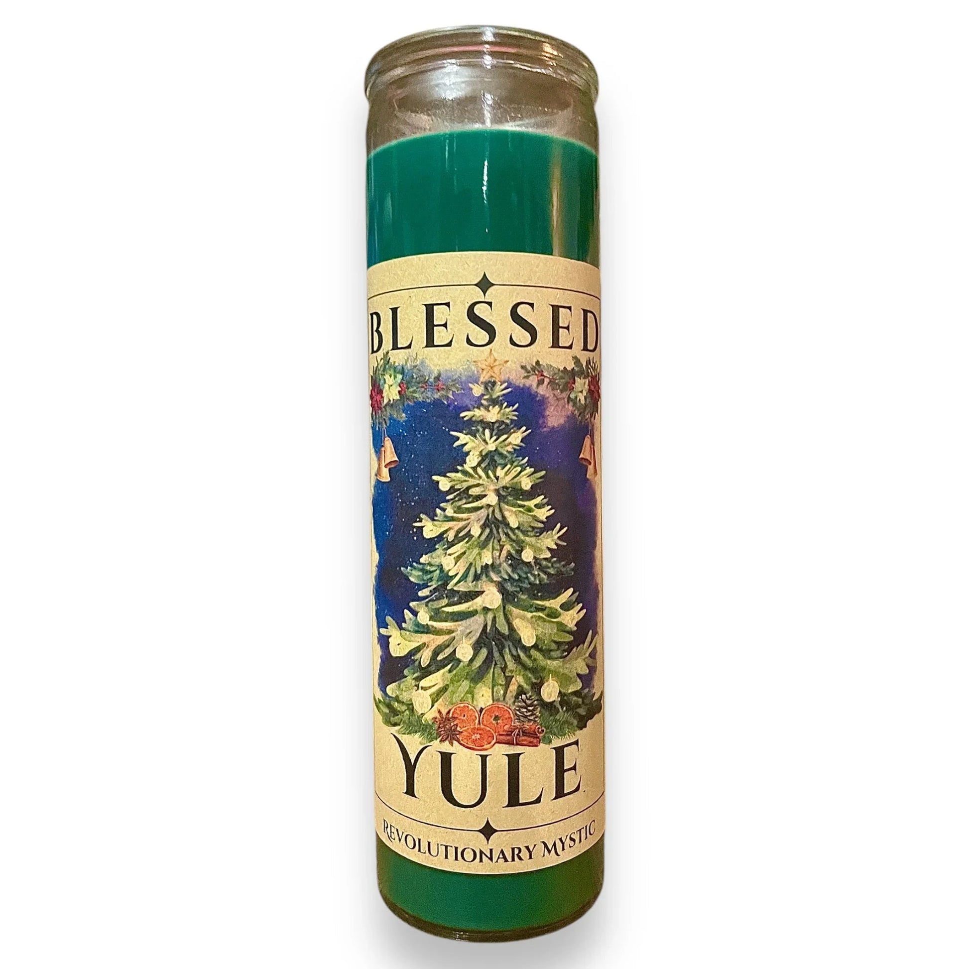 Yule - Winter Solstice Soy Wax Candle - Nontoxic Hand - Poured Candle - Revolutionary Mystic