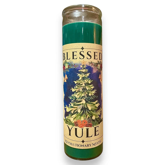 Yule - Winter Solstice Soy Wax Candle - Nontoxic Hand - Poured Candle - Revolutionary Mystic